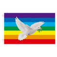 thumbnail image 1 of Popular!Bandera de Ucrania de 2x3 pies Bandera de polinylon tejido 100D premium, 1 of 2