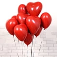 thumbnail image 3 of Globos de látex de corazón rojo rubí negro, decoración de aniversario de boda, globo de helio, decoración de fiesta de cumpleaños, Baby Shower, 10 pulgadas, 40 piezas, 3 of 4