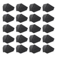 thumbnail image 1 of OFFIGAM 100Pcs Black Plastic Packaging Corner Protectors Triangle Shape for Heavy Item Shipping, 1 of 8