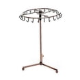 thumbnail image 3 of 360 Degree Rotating Jewelry Stand 1Set With 23 Hooks For Bracelet And Necklace Organization And Display Coffee Color Design, 3 of 4