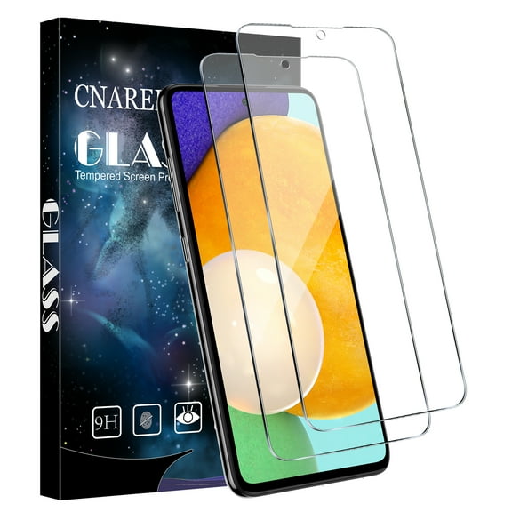 [2 Pack] Cnarery Screen Protector for Samsung Galaxy A52/ A52 5G / A52s, 9H Tempered Glass Film, Anti-Scratch, HD Clear
