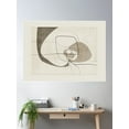 thumbnail image 2 of Minimalist Abstract Art Shapes - Scribbles - Beige 2 Poster Wall Art, Modern Wall Decor For Living Room Bedroom, 12x18 UNFRAMED, 2 of 3