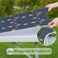 thumbnail image 6 of Blue Sun Moon Cloud Star Pattern Square Fitted Tablecloth with Elastic Edge,Square Table Cover,Washable Elastic Table Cover for Home Kitchen Party Decor 36"x36", 6 of 6