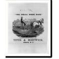 thumbnail image 2 of Historic Framed Print, The Ithaca horse rake." Manufactured by Titus & Bostwick, Ithaca, N.Y.", 17-7/8" x 21-7/8", 2 of 9
