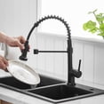 thumbnail image 5 of Kitchen Faucets with Pull Down Sprayer Bronze Matte Black, 5 of 7