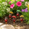 thumbnail image 6 of Garden Stake Whimsical Ladybug Umbrella Acrylic 1 Piece Outdoor YardforFlower Beds, 6 of 8