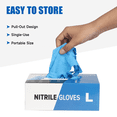 thumbnail image 6 of EDI Disposable Nitrile Gloves Blue,  Small,, 6 of 10