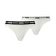 thumbnail image 2 of PUMA Tanga Femenina - Icono, Algodón suave Modal Stretch, Paquete de 4 Blanco L (Large), 2 of 3