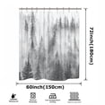 thumbnail image 3 of 3D Print Forest Shower Curtain 60x72 Inch Fabric Waterproof Home Shower Curtain Bathtubs Hotel Bathroom Decor, 3 of 10