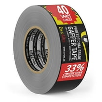 TapePlus Black Gaffers Tape - 2 Inch by 40 Yards (120 Feet), Professional Grade, 100% Waterproof, Matte Finish - Get 33% More! - Perfect Alternative to Duct Tape, Electrical Tape and Other Adhesives