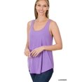 thumbnail image 3 of TheLovely Women & Plus Scoop Neck Sleeveless Round Hem Relaxed Fit Casual Tank Top, 3 of 5