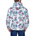 thumbnail image 5 of Zip Up Hoodies for Men - Flamingo Palm Leaves_C Long Sleeve Comfrt Men'S Fashion Hoodies & Sweatshirts, Jackets for Men Hoodies Pullover Clothing Clothes with Pouch, 5 of 5