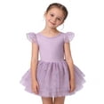 thumbnail image 5 of EnJoCho Girls Tutu Dress Ruffl𝖾 Sleeveless Gradient Tulle Toddler Elastic Smoc𝗄ed Wedding Puffy Dresses Summer Cute Princess Outfit Toddler Skater Dress Casual, 5 of 7