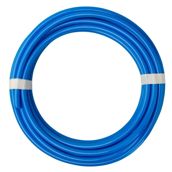 Quickun Pneumatic Tubing 5/16" Tube OD PU Polyurethane Tube Air Hose Line for Air Compressor Fitting or Fluid Transfer (Blue 32.8ft)
