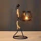 thumbnail image 2 of Candelabro de Mujer Africana, Candelabro de Hierro de Mujer Africana, Decoración de Mesa de Bar para el Hogar A, 2 of 4