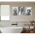 thumbnail image 2 of Black White Bathroom Cheetah Canvas Wall Art Cheetah With Toilet Paper On Head Wall Decor Funny bathroom Animal Painting Pictures Poster Artwork for Washroom Toilet Home Decoration, 2 of 6