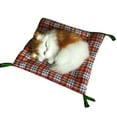 thumbnail image 1 of Simulation Cute Cat Kitten Sound Plush Doll Toy with Sleeping Mat Home Decor, 1 of 11