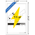 thumbnail image 4 of Pokemon - Pikachu Line 25 Wall Poster, 14.725" x 22.375" Framed, 4 of 6