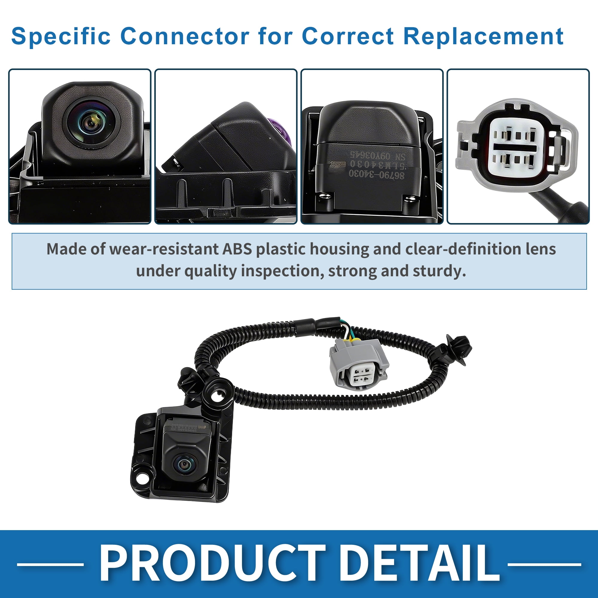 Unique Bargains Rear View Camera for Toyota Tacoma 2016 2017 Park Assist Backup Camera