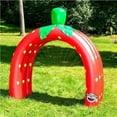thumbnail image 2 of BigMouth Inc Easy Setup Big Inflatable Sprinkler Tunnel (Strawberry), 2 of 3