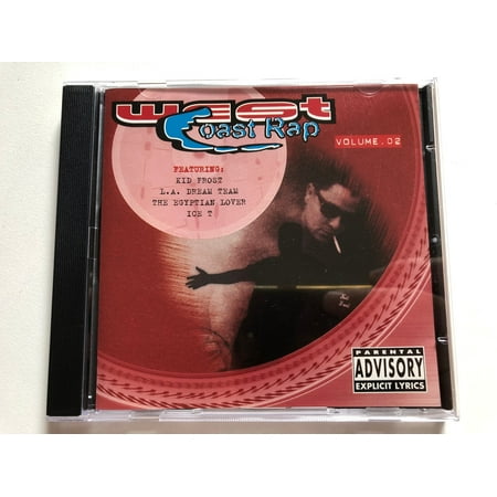 West Coast Rap Volume 02 - Featuring: Kid Frost, L.A. Dream Team, The Egyptian Lover, Ice T / Dance Factory Audio CD 1997 / DFR 02-7274-2