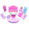 thumbnail image 4 of Juego De Casa De Muñecas De 22 Uds., Muebles De Plástico, Habitaciones En Miniatura, Juguetes Para Juego De Imitación Para Niños Y Bebés Minnieouse HA029612-00, 4 of 6