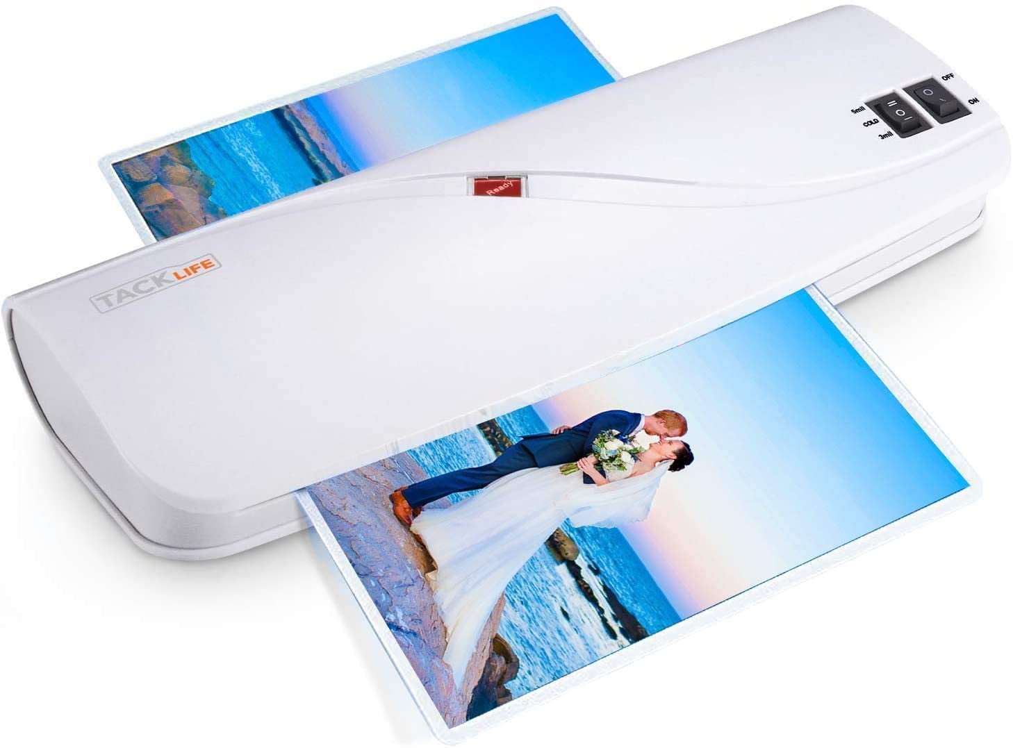 TACKLIFE Thermal Laminator,3 Min Fast Warmup Laminator Machine with 10
