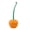 Orange, variant on OIUR Toilet Brush Set with Base Cherry Shape Ergonomic Non-Slip Handle Bright Color Bathroom Cleaning Brush