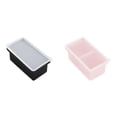 thumbnail image 1 of (2-Pack) Rinsvye Silicone Freezer Tray with Small Ice Trays Silicone Lid Soup Freezer Container 2 Cup Extra Large Ice Cube Tray Makes 2 Perfect 250Ml Portions Cubes for Freezing Soup Stews Sauces., 1 of 7