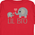 thumbnail image 4 of Inktastic Lil Bro Matching Elephant Boys Long Sleeve Toddler T-Shirt, 4 of 5