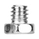 thumbnail image 3 of Soporte de Aleacio de Aluminio, Montaje para Puerdo de Estatomiente de Seguridad de Vigilancia Soporte de Pared Con Cámala Falsa de Luz 19cm, 3 of 7