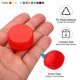 thumbnail image 3 of Tapas de Botellas de Plástico Uxcell de 1.2 pulgadas para Manualidades, 100Pcs Tapas de Tornillo para Botellas, Rojo, Negro, 3 of 5
