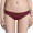 Red, variant on hoksml Naked Feel Quick-Dry Panties for Women - High Elastic Breathable Lace Trim Briefs Skin-Friendly Comfort
