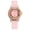 Multicolor C, variant on Gecau Ladies Fashion Watches Clocks Watches Leather Casual Dresses Wrist Crystals Multicolor