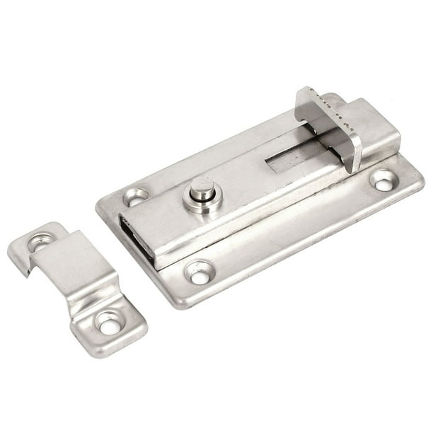 Unique Bargains Stainless Steel Gate Lock Door Latch Hasp Spring Bolt 3.6" Long
