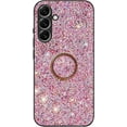 thumbnail image 7 of Case for Samsung Galaxy A16 5G with Ring Kickstand, Women Girls Cute Glitter Sparkly Shiny Bling Sparkle Shockproof Protective Cover Case for Samsung Galaxy A16 CZ-Rose Gold, 7 of 7
