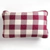 Buffalo Check Shams-Burgundy