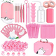 thumbnail image 1 of Kit Pestañas 1x1 Parches Microbrush Ventilador Cepillo Y+ ROSA, 1 of 5