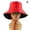 Red, variant on Clerance! Black Rice M Sun Hat Female Spring And Summer Korean Version Student Double-Sided Fisherman Hat Foldable Ladies Outdoor Large Brim Sun Hat
