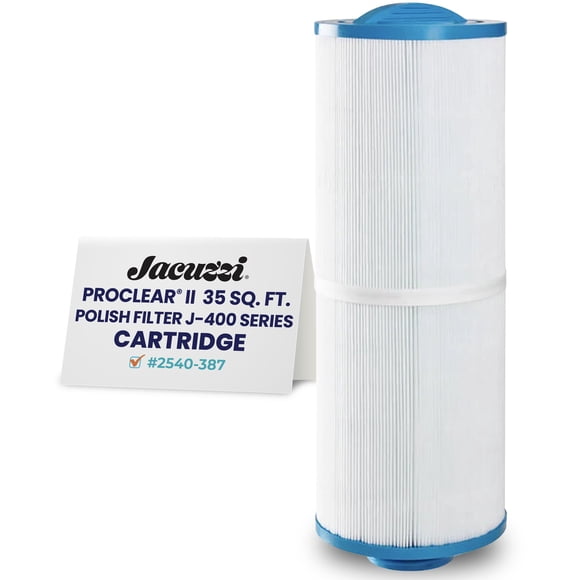 Jacuzzi Brand Filter: Proclear II 12in. Polish Filter, 2009+ J-480, J-470, J-465, 2540-387