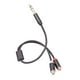 thumbnail image 1 of Adaptador de 6,35 mm a RCA Multi RCA hembra a 1/4 de pulgada para estudio / actuación en vivo WDOplteas Para estrenar, 1 of 9