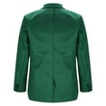 thumbnail image 4 of Wyobmus Mens Suede Leather Jacket Velvet Blazer Sport Coat Solid Slim Fit Suit Jacket Green, 4 of 4