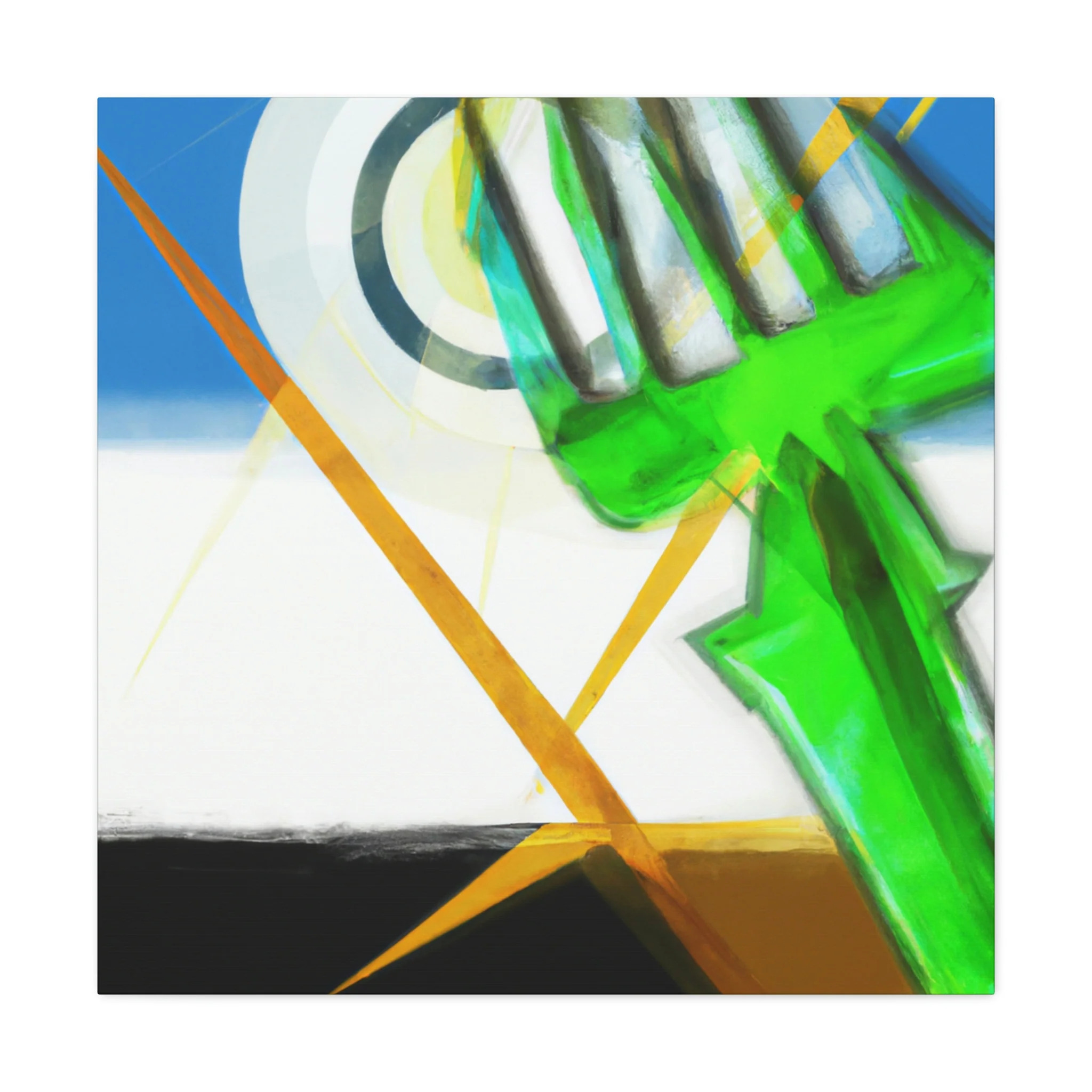 Pitchfork in Art Deco Canvas