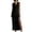 Black, variant on Iyufng Maxi Dresses for Women Summer Loose Fitting Cowl Neck