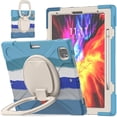 thumbnail image 1 of Funda a juego para iPad Pro de 12,9 pulgadas (2020) con correa para el hombro, soporte de anilla ajustable grande, portalápices y protección contra golpes., 1 of 5