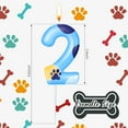 thumbnail image 2 of Blue Dog Paw Candles Birthday Cake Decorations Cake Cupcake Topper for Boy and Girl Birthday Decoration(2), 2 of 3