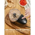 thumbnail image 6 of Mini Food Chopper – Small Electric Food Processor, 350ml Compact Vegetable Blender, Removable bowl, lid & blade, Simple one-button operation, 100W, 6 of 7
