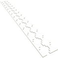 thumbnail image 6 of Ekena Millwork 94"H x 3/8"T Gypsum PVC Adjustable Decorative Slat Wall Panel Kit, Unfinished (contains 14 Slats + 1 Straight Edge Starter Slat), 6 of 15