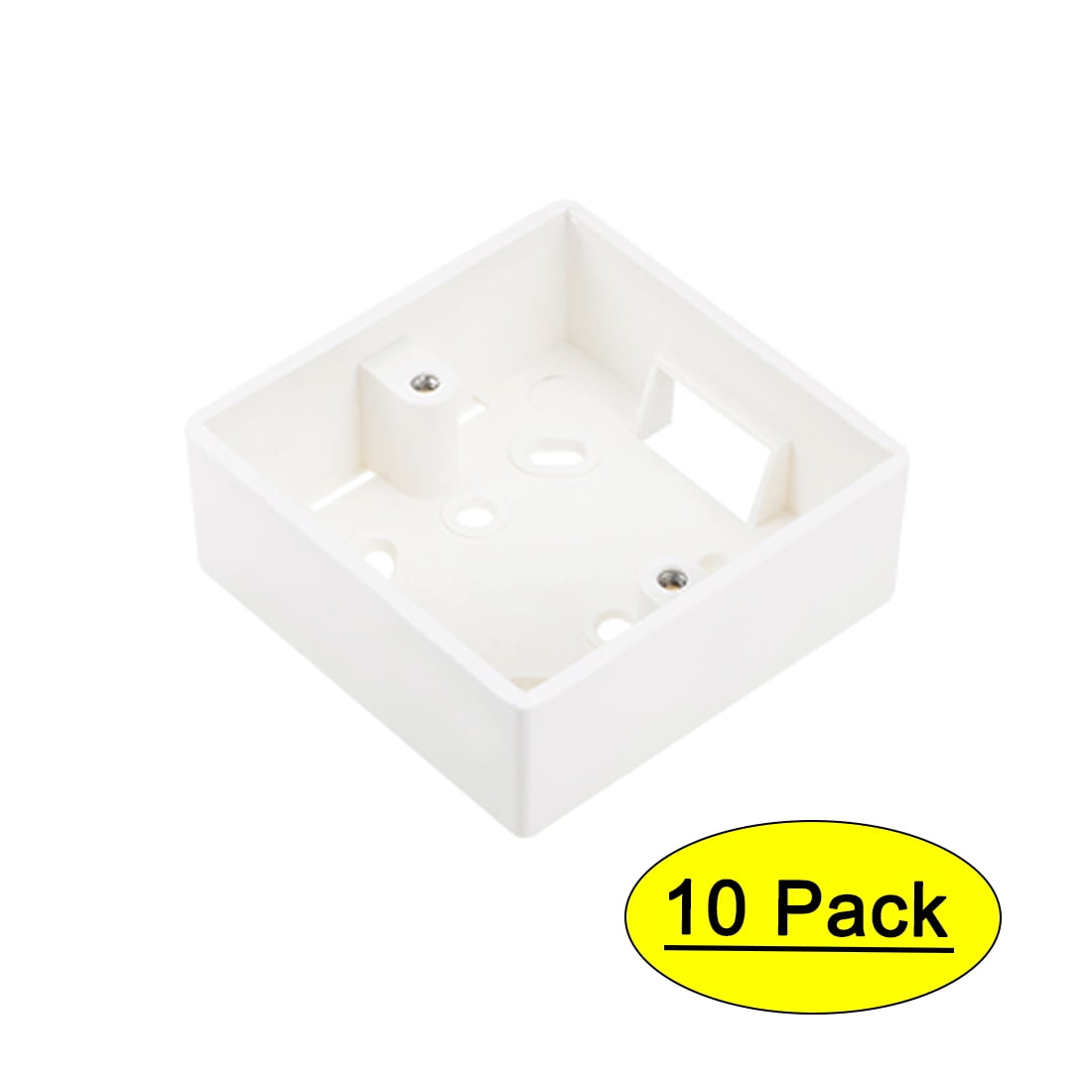 Wall Switch Box Deep Case Recessed Mount 86 Type Single Gang White 86