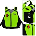 thumbnail image 3 of Adult Life Jacket, Life Vest Polyester Material Whistle Included Reflective Strip  For Adult For Emergency For Under 95kg, 3 of 8